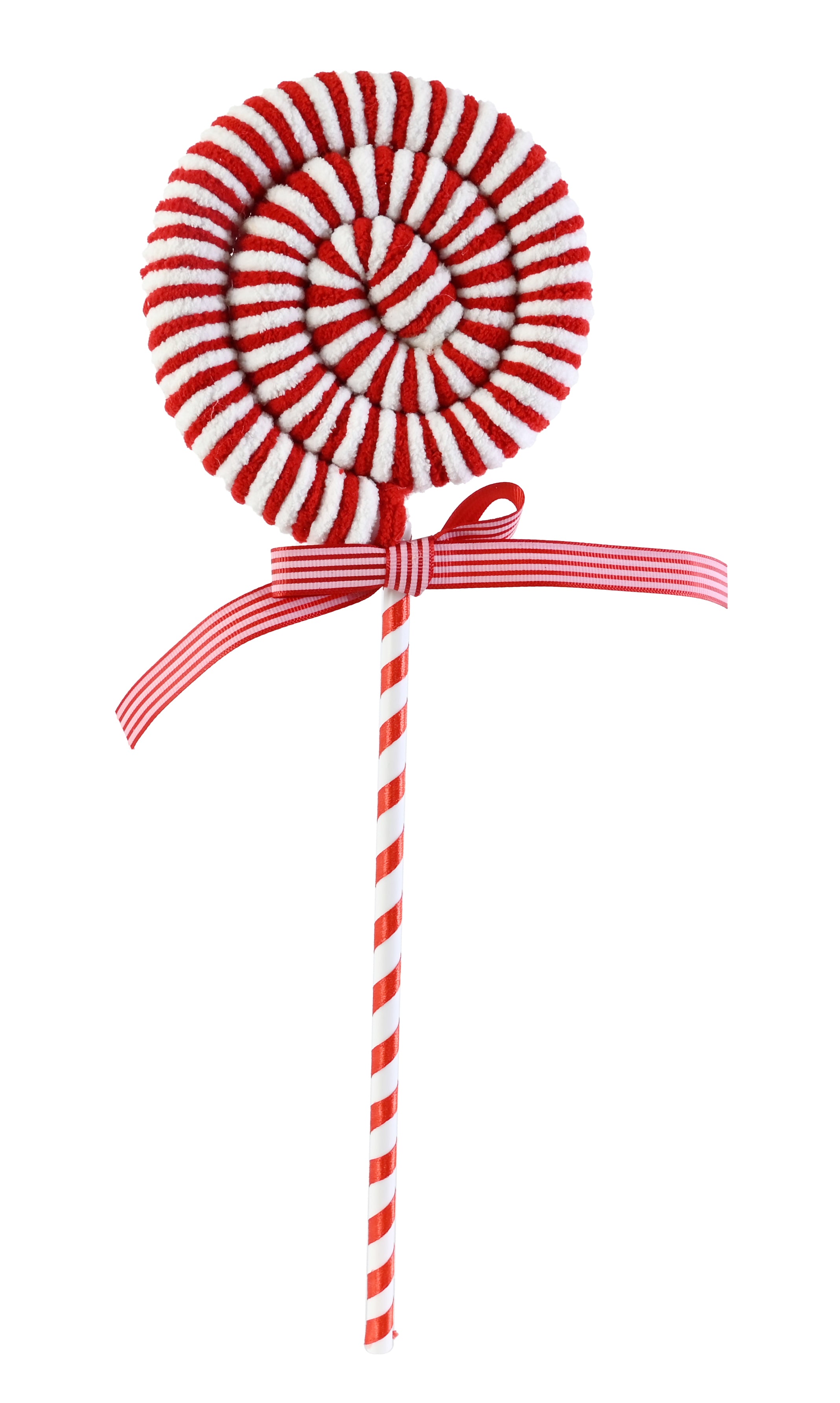 Plush Swirl Lollipop Pick 39cm Asst
