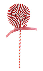 Plush Swirl Lollipop Pick 39cm Asst
