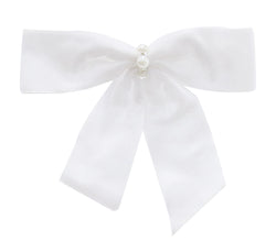 Embellished Bow Clip 4pk  3 Asst colours