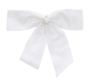 Embellished Bow Clip 4pk  3 Asst colours