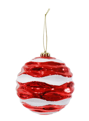 Candy cane 15cm Theme Assorted Baubles | CANDY STRIPES