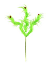 Mean Green Furry Pick 42cm Asst