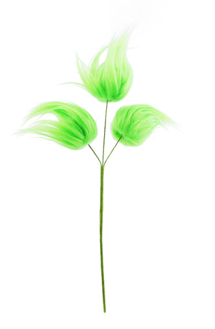 Mean Green Furry Pick 42cm Asst