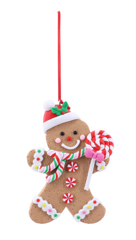 Hanging Candyland Gingerbread 12.5cm Asst