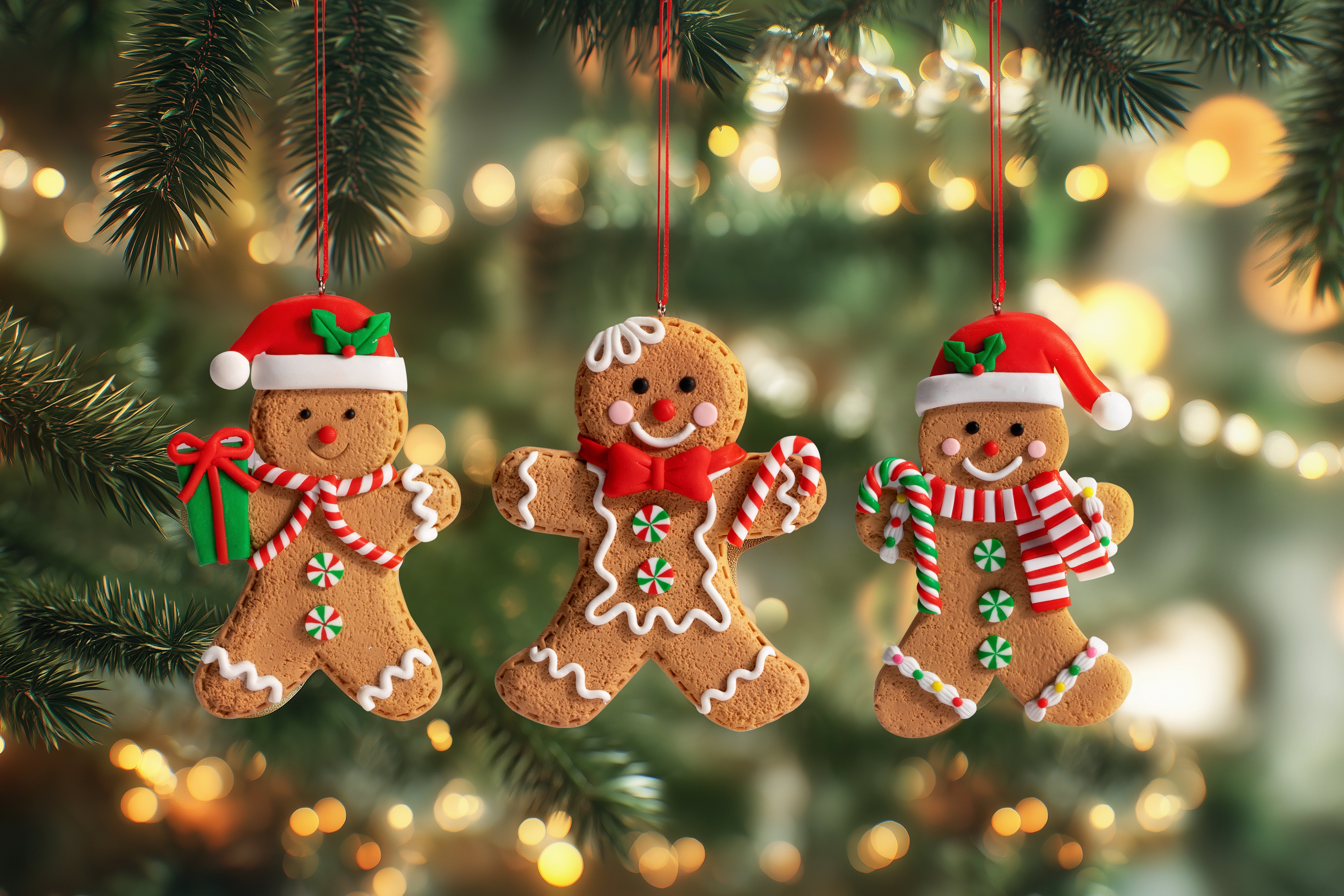 Hanging Candyland Gingerbread 12.5cm Asst