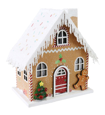 Assorted Snowy Gingerbread Paper House