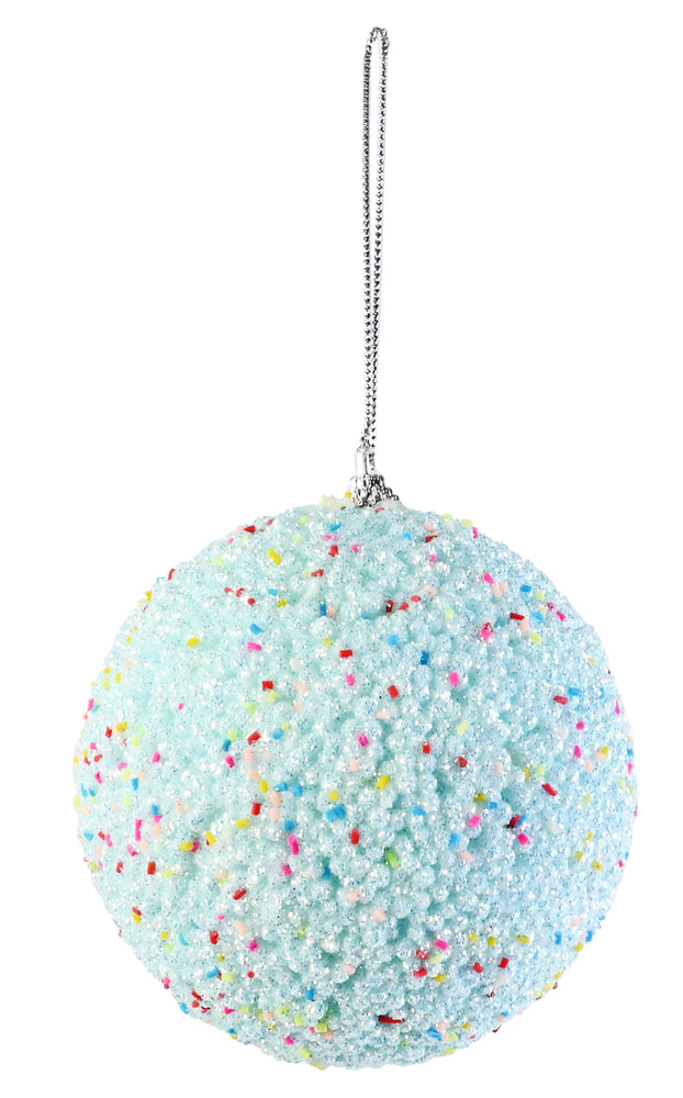 Sprinkles Bauble 10cm Asst