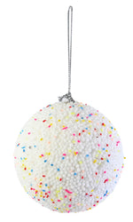 Sprinkles Bauble 10cm Asst