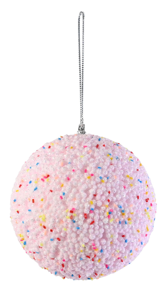 Sprinkles Bauble 10cm Asst
