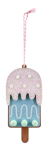 Pastel Ice Cream Hanging Sweets Deco 13cm Asst