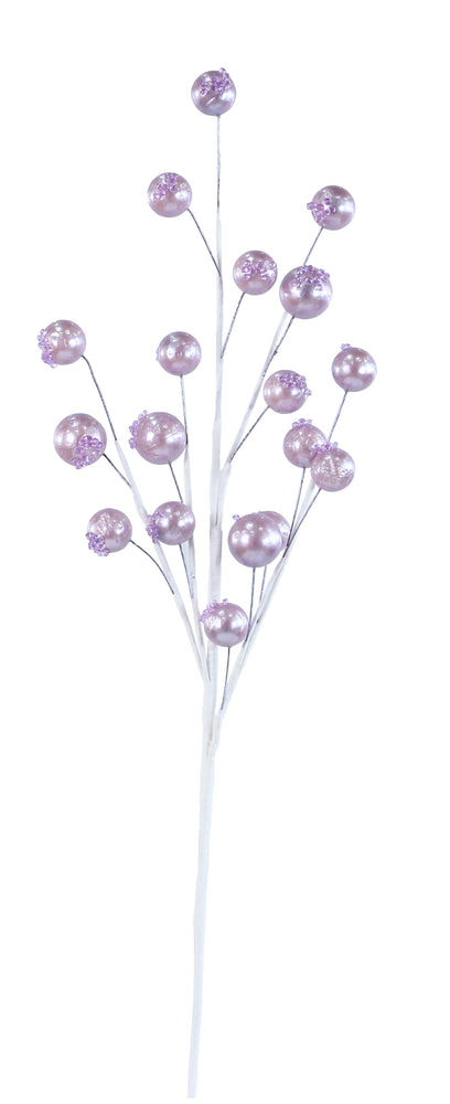 Icy Pearl Berry Pick 60cm Asst