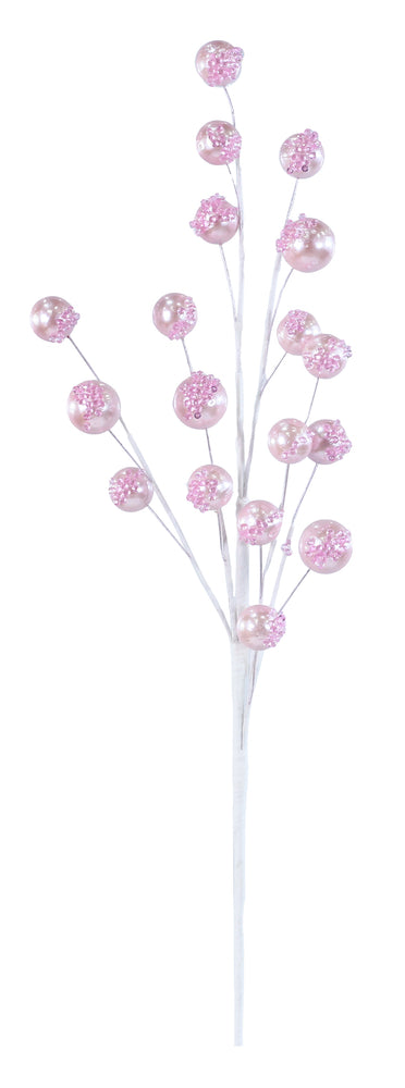 Icy Pearl Berry Pick 60cm Asst