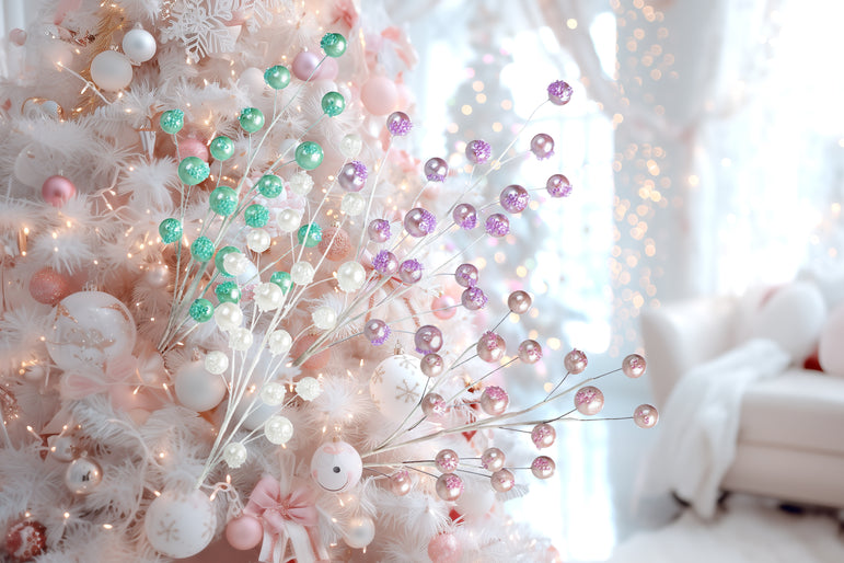 Icy Pearl Berry Pick 60cm Asst