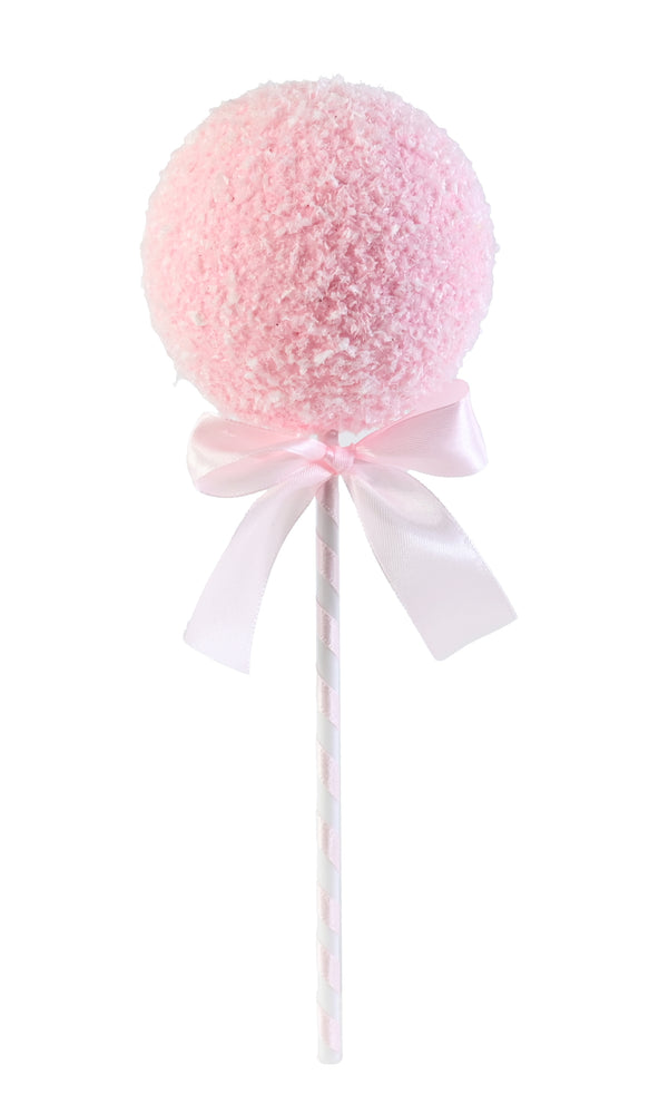 Pastel Frosted Lollipop Pick 30cm Asst