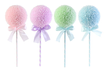 Pastel Frosted Lollipop Pick 30cm Asst