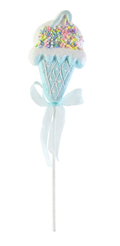 Pastel Ice Cream Pick 35cm Asst