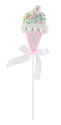 Pastel Ice Cream Pick 35cm Asst