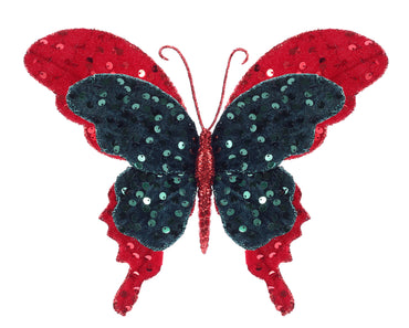 Deluxe Sequin Butterfly Clip Asst