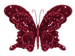 Deluxe Sequin Butterfly Clip Asst