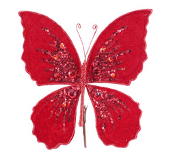 Deluxe Sequin Butterfly Clip Asst