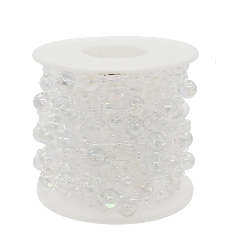 Bead Wire Garland 10m Asst