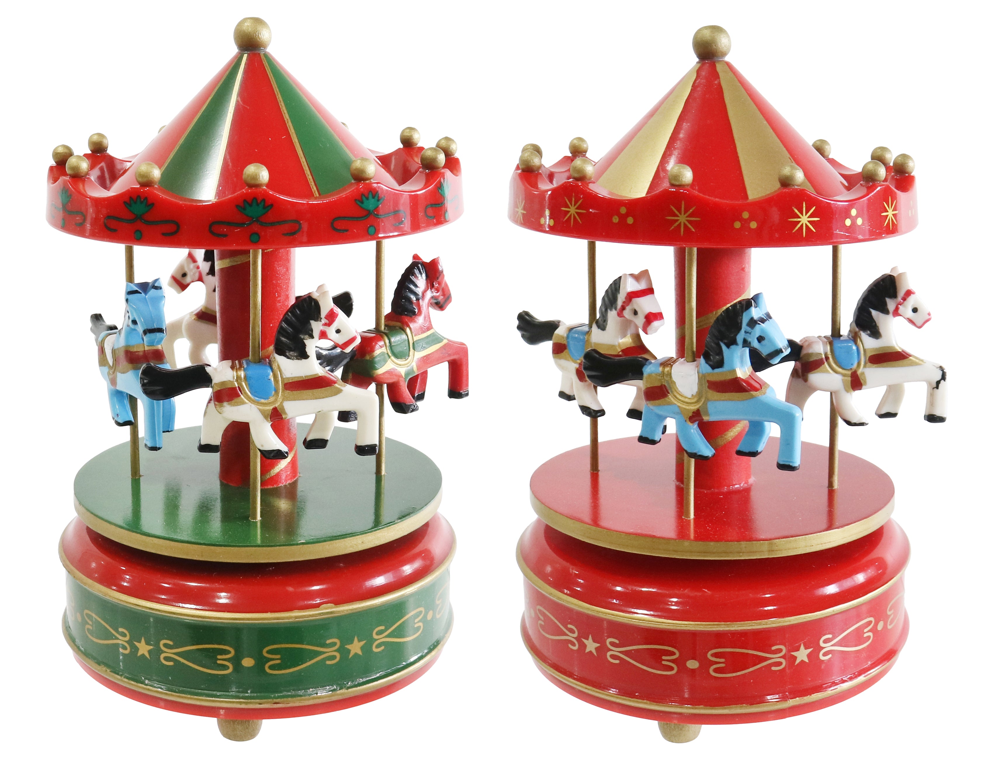 Windup Musical Carousel Asst
