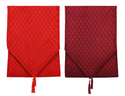 Runner Velveteen Quilted 180cm Asst