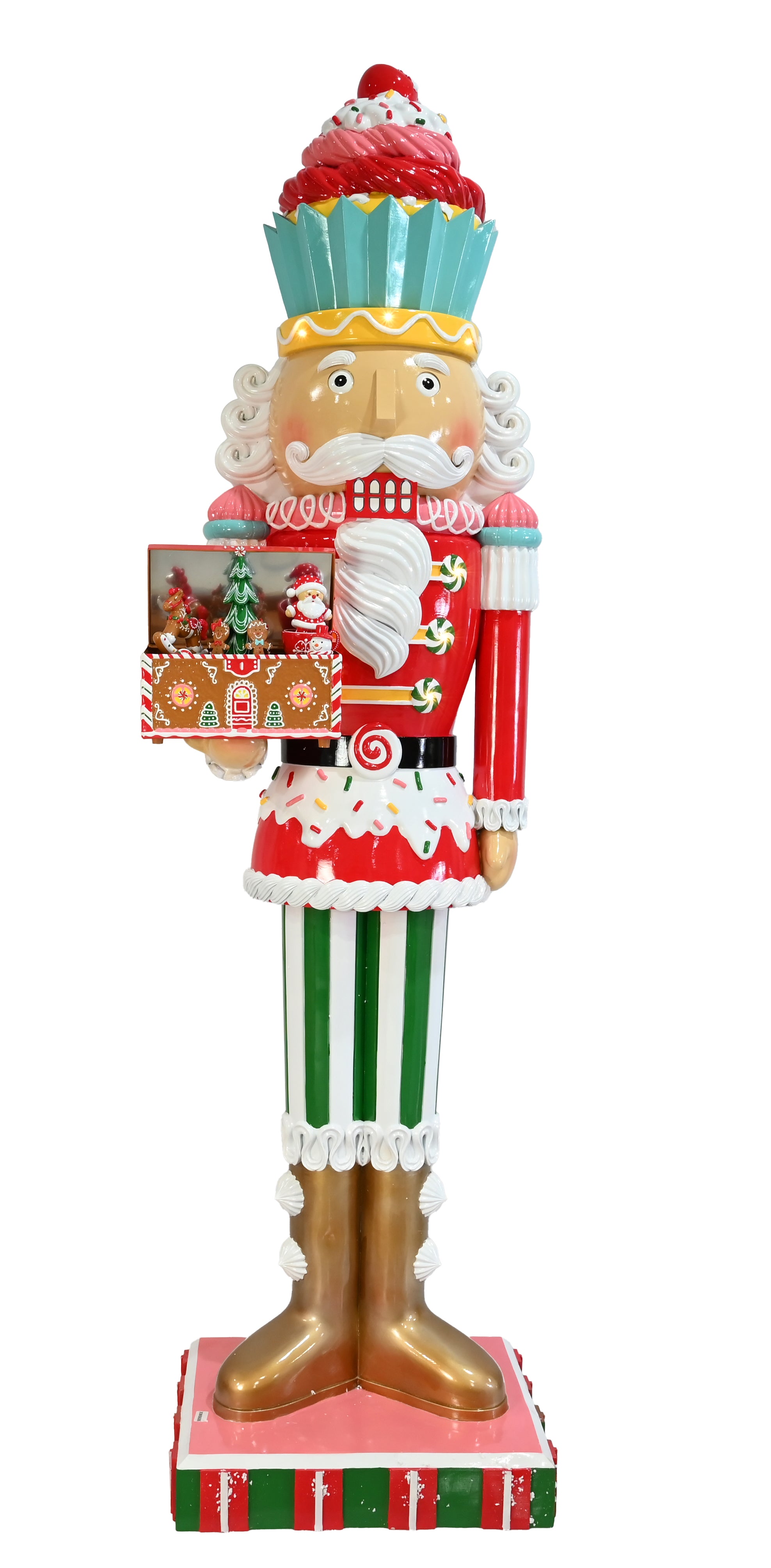 LED Musical Animated Candy Soldier 216cm