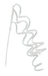 Iridescent Tinsel Spiral Pick 60cm Asst