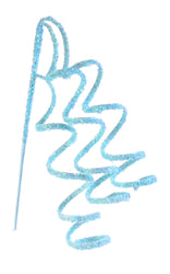 Iridescent Tinsel Spiral Pick 60cm Asst