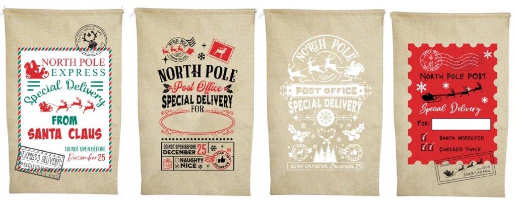 Christmas Sack Stamped