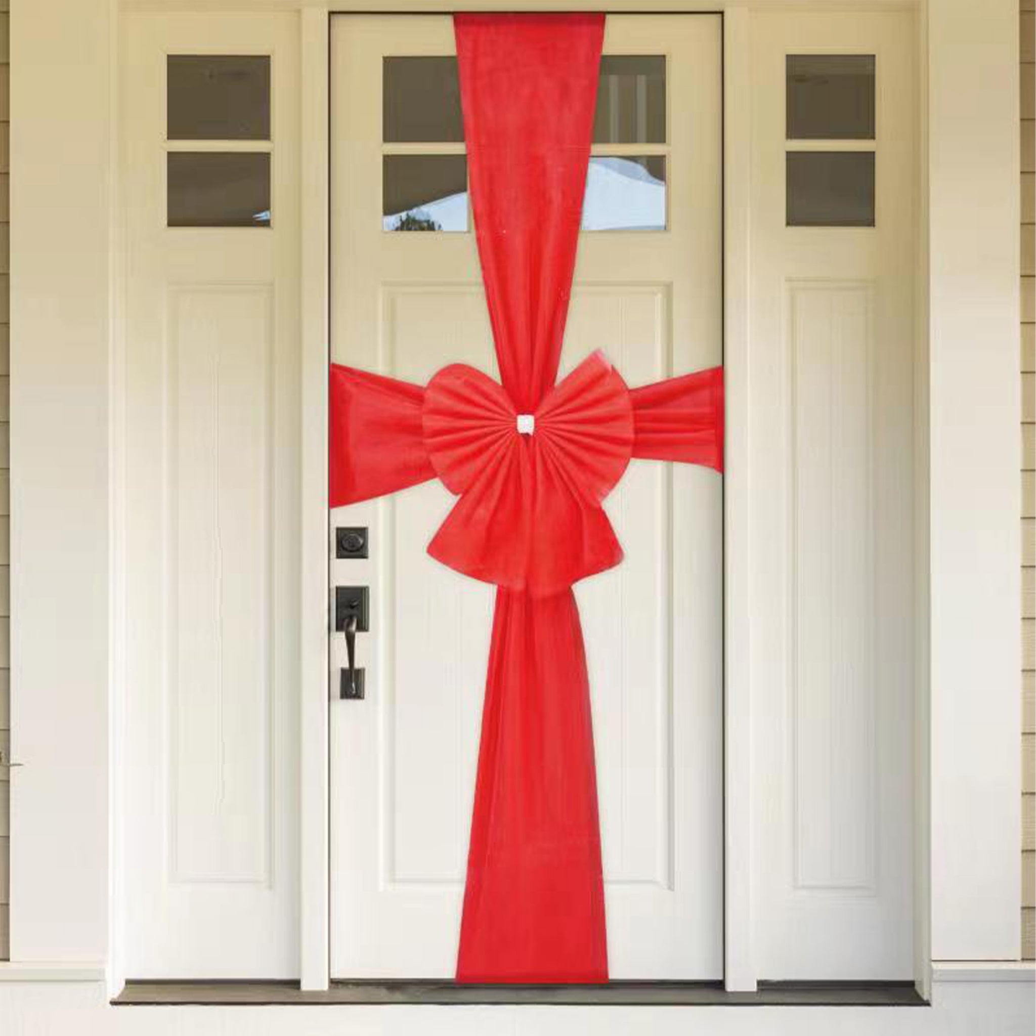 Red Door Bow with Sash