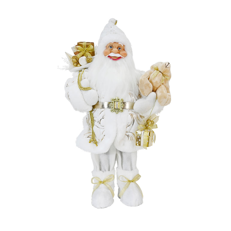 Santa Figurine Luxury Gold