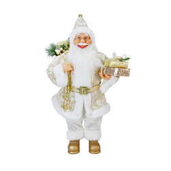 Santa Figurine Luxury Gold