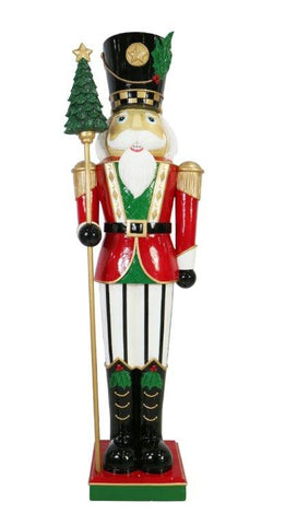 LED Battery Operated Nutcracker Soldier 152cm