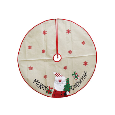 Tree Skirt Santa Print (100cm)