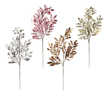 Metallic Leaves Spray 70cm