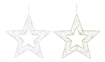 Metallic Silhouette Bead Star