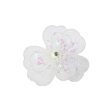 Clip Magnolia Organza Jewel