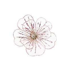 Clip Magnolia Organza Jewel