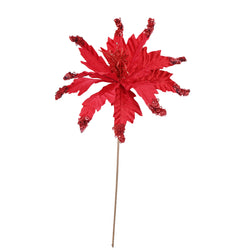 Poinsettia Sequins Stem