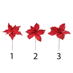 Poinsettia Ruby Red Velvet