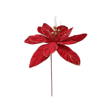 Velvet Poinsettia Matte Berries