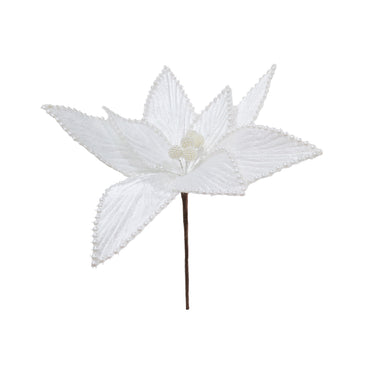 Velvet Poinsettia Pale Pearls