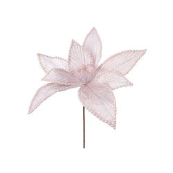 Velvet Poinsettia Pale Pearls