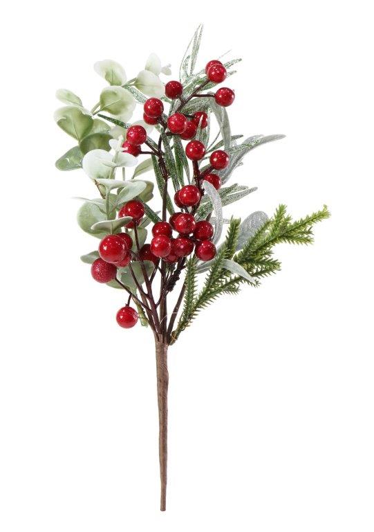 Foliage Berry Pick with Bell