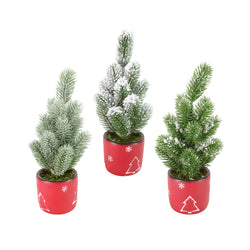 Potted Snowy Pine