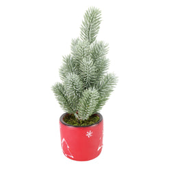 Potted Snowy Pine