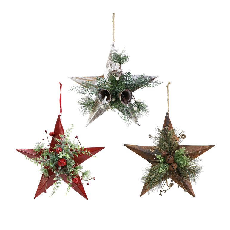 Rustic Hanging Decoration Star