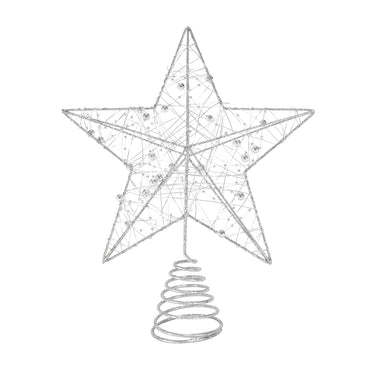 Glitter Wire Star Topper